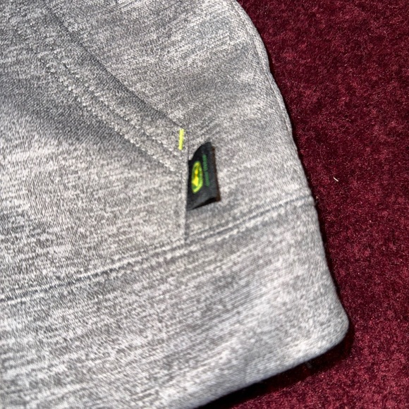 Boys Size 5 John Deere Full Zip Up Hoodie Tractor Sweatshirt - Picture 2 of 5